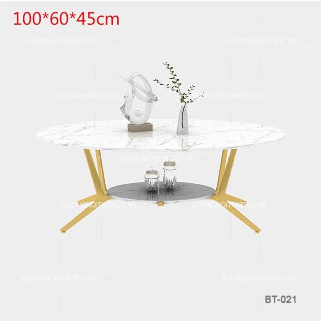 Bàn Trà Mặt Đá Cao Cấp Đẹp BT_021