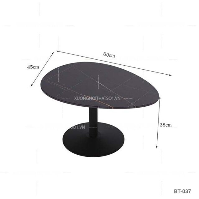 Bàn Trà Mặt Đá Giá Rẻ Hiện Đại BT_037