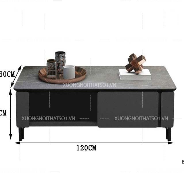 Bàn Trà Mặt Đá Hiện Đại Cáo Cấp Nhập Khẩu BT_013