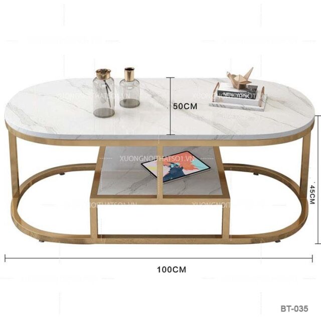 Bàn Trà Mặt Đá Hiện Đại Đẹp BT_035