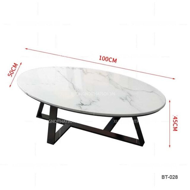 Bàn Trà Mặt Đá Hiện Đại Giá Rẻ BT_028