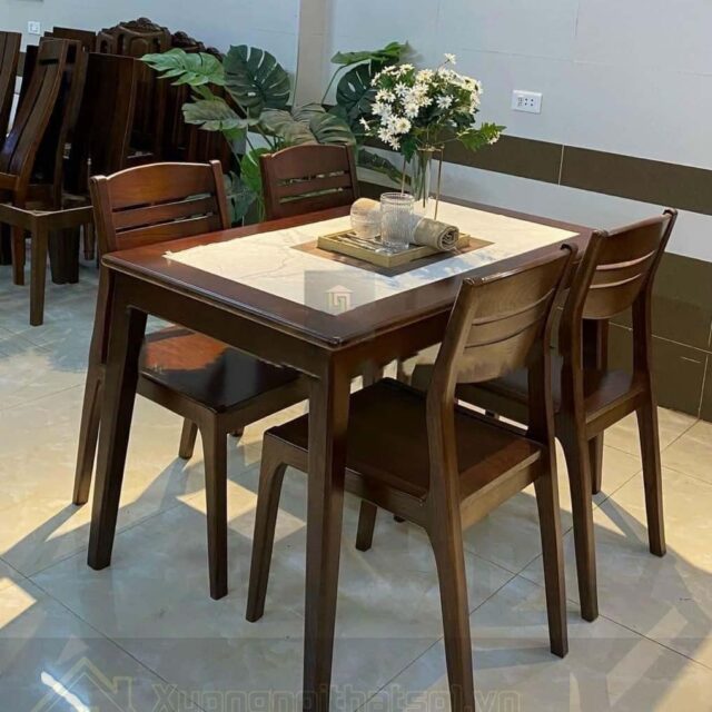Bàn Ăn Mặt Đá Cao Cấp Hiện Đại XBA_012