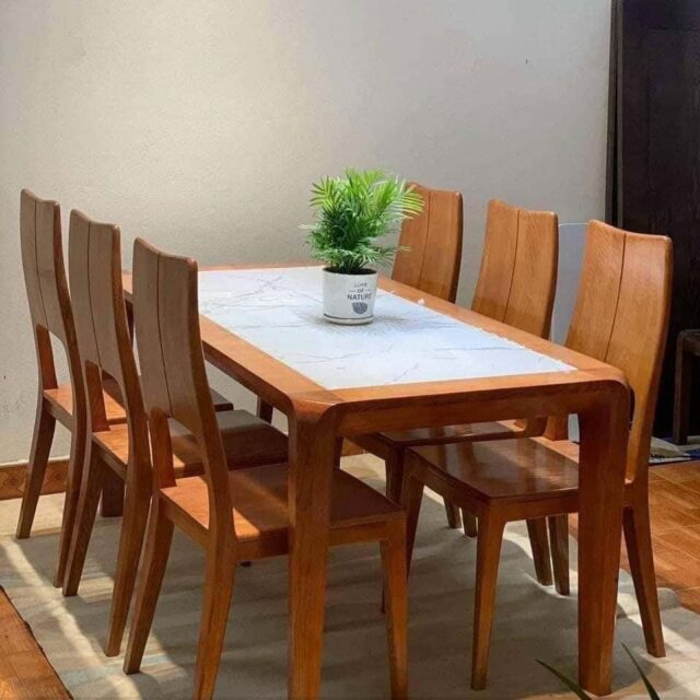 Bàn Ăn Mặt Đá Cao Cấp XBA_020