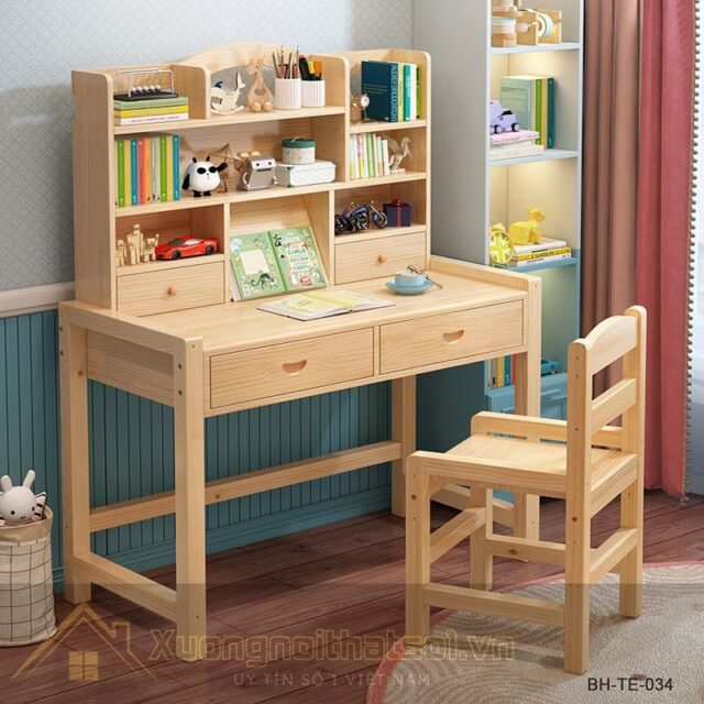 Bàn Học Giả Rẻ Thông Minh Cho Trẻ Em BH-TE-34