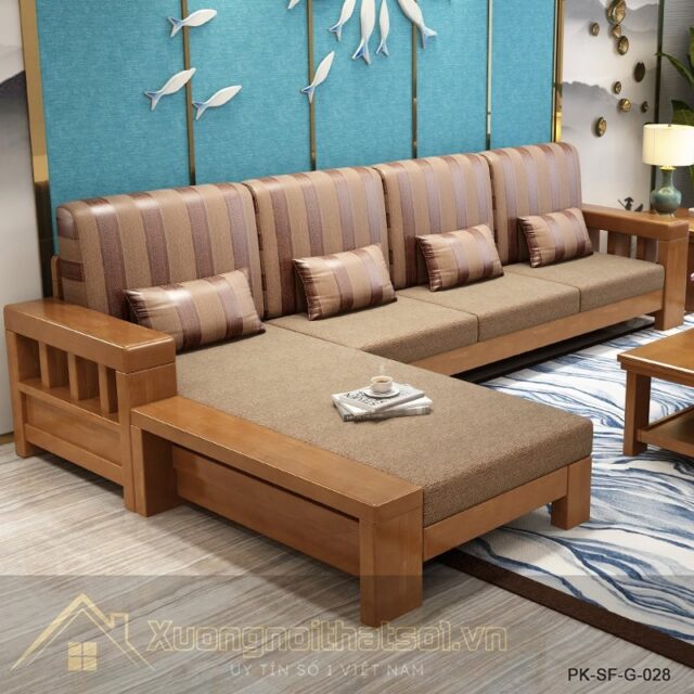 Sofa Gỗ Hiện Đại Cao Cấp PK-SF-G-028