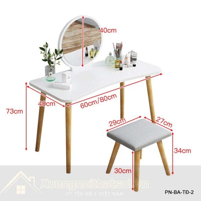 Bàn Trang Điểm Hiện Đại PN-BA-TĐ-2