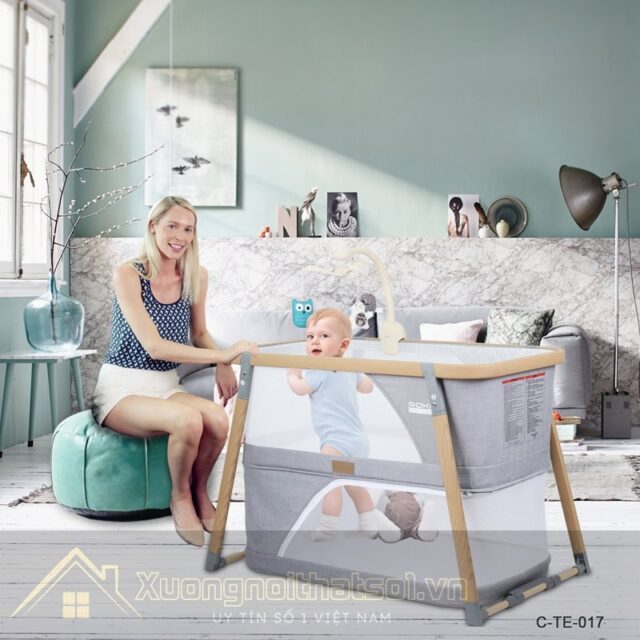 Giường Cũi Cho Bé Cao Cấp C-TE-17