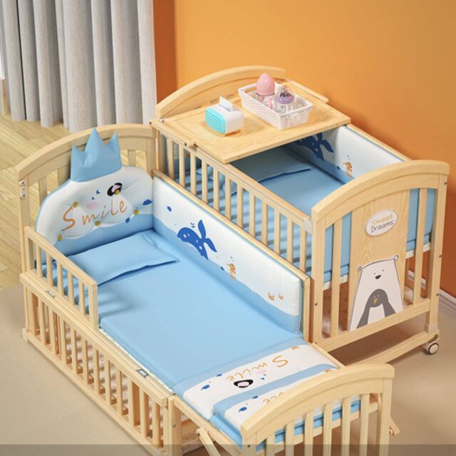 Giường Cũi Trẻ Em Giá Rẻ Đẹp C-TE-12