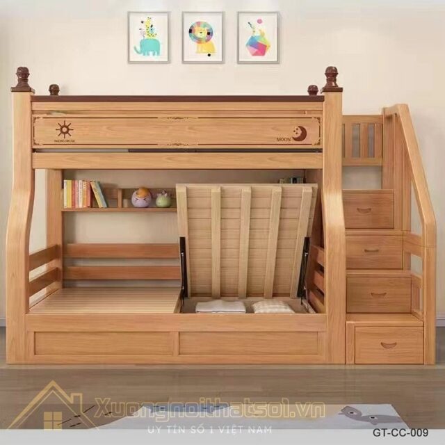 Giường Tầng Cao Cấp Cho Bé GT-CC-9