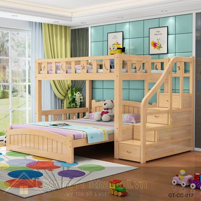 Giường Tầng Cho Bé Cao Cấp GT-CC-17