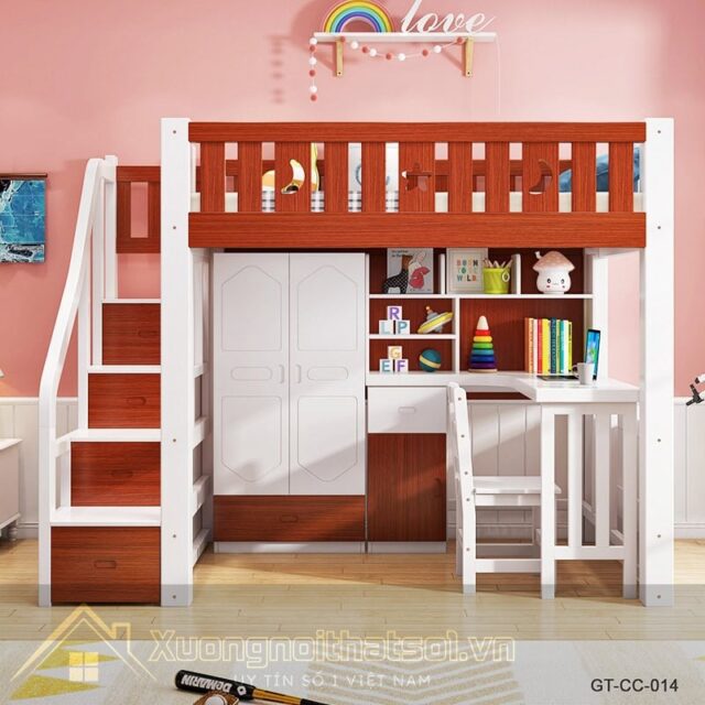 Giường Tầng Giá Rẻ Cho Trẻ Em GT-CC-14