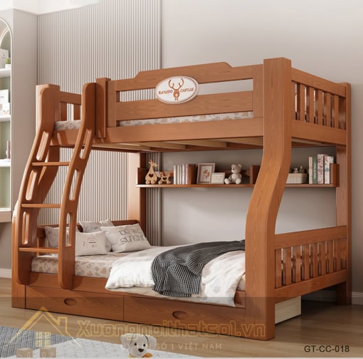 mẫu giường tầng cho bé giá rẻ GT-CC-18 (2)