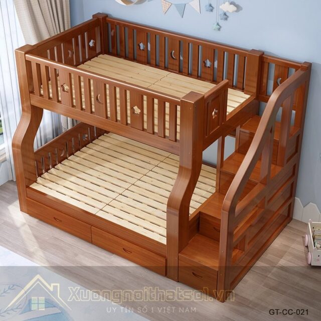 Mẫu Giường Tầng Cho Trẻ Em Rẻ Đẹp GT-CC-21