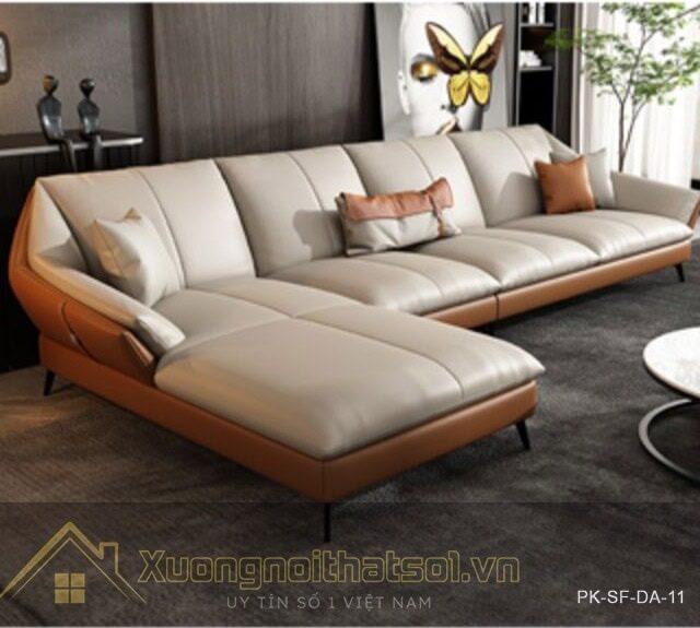 Sofa Da Cao Cấp Hiện Đại PK-SF-DA-11