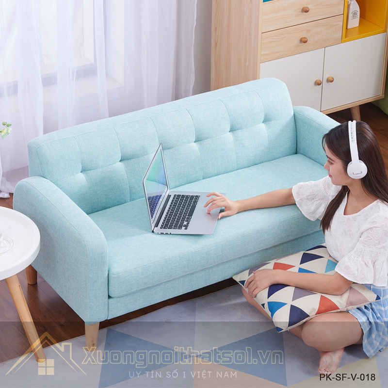 Sofa Đẹp Giá Rẻ Bọc Nỉ PK-SF-V-018