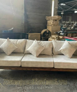 sofa gỗ văng đệm nỉ SFG-X-3 (3)