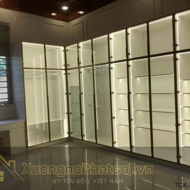 Tủ Quần Áo Cánh Kính Hiện Đại TCk-X-2
