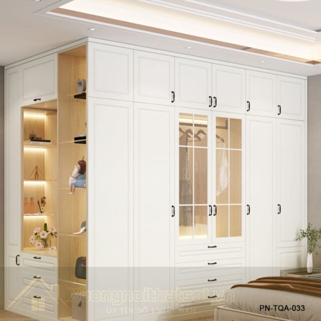 Tủ Quần Áo Hiện Đại Cao Cấp  PN-TQA-033