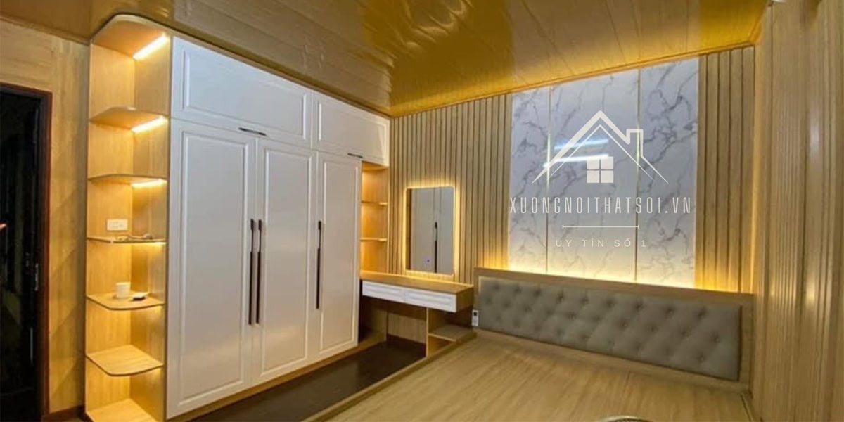 Phòng ngủ hoàn thiện bởi Xưởng Nội Thất Số 1