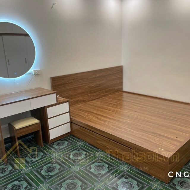 Combo Giường Tủ Bàn Trang Điểm Đẹp CNG_041
