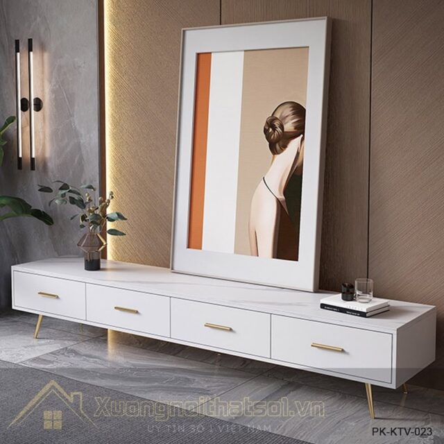 Mẫu Kệ Để Tivi Đẹp Phòng Khách PK-KTV-023