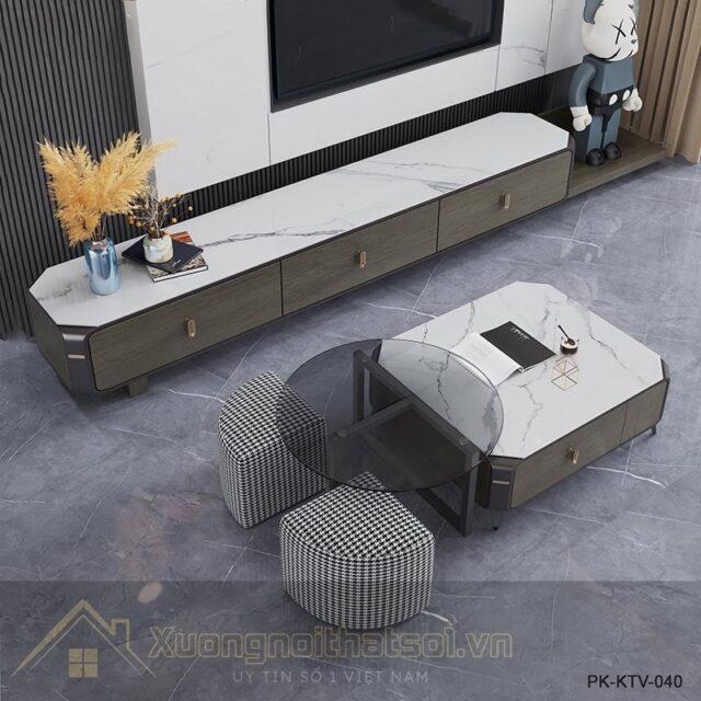 Mẫu Kệ Tivi Cao Cấp Đẹp PK-KTV-040
