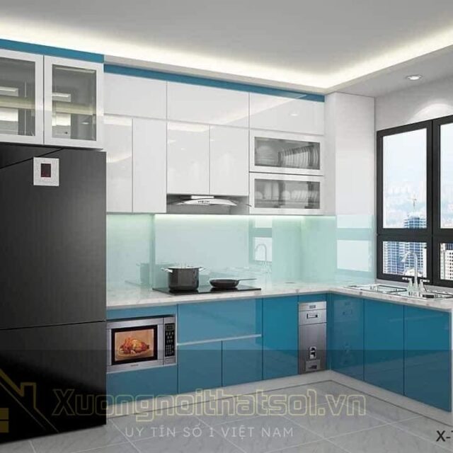 Tủ Bếp Hiện Đại Cao Cấp X-TB-006