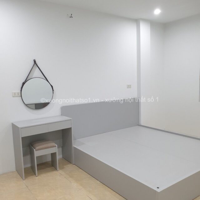 Bàn Trang Điểm Màu Ghi Xám BTD-001
