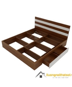 Mẫu giường gỗ công nghiệp hiện đại 1m8x2m, mã CNG_103-G18-2C-2NKT-31, thiết kế tinh tế và sang trọng