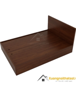 Giường gỗ công nghiệp kích thước 1m4x2m, màu sắc đơn giản và sang trọng.