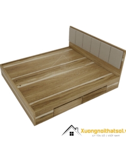Giường gỗ công nghiệp cao cấp, kích thước 1m8, phù hợp cho không gian phòng ngủ hiện đại