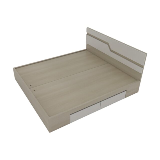 Giường Ngủ 1m8x2m Giá Rẻ Đầu Táp Gỗ Màu 501 (12)