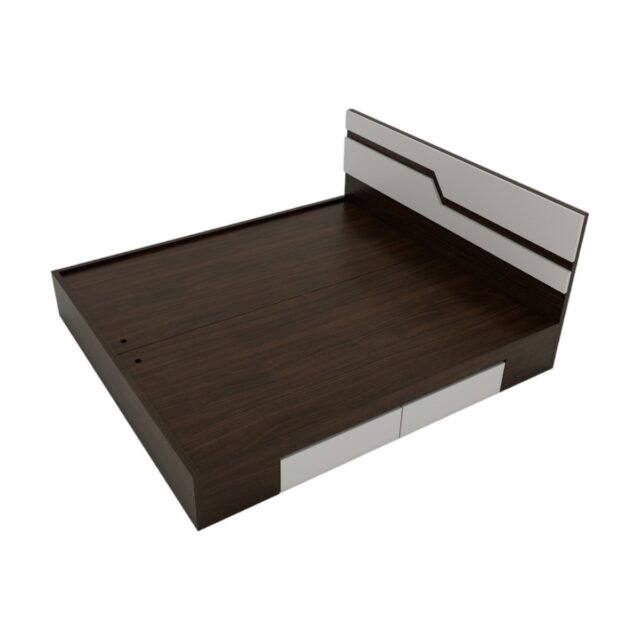 Giường Ngủ Có Ngăn Kéo Hà Nội Đầu Táp Gỗ Màu 613 (14)