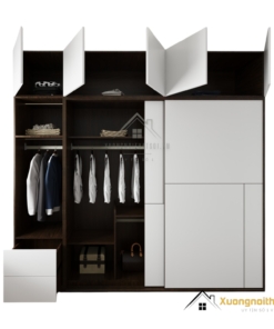 Tủ quần áo 2 cửa lùa màu 613 kích thước 2m x 2m4 thiết kế hiện đại, tiện lợi cho không gian phòng ngủ.