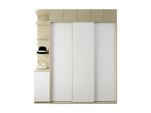 Tủ Quần Áo 3 Cánh Lùa Gỗ An Cường Hà Nội Màu 220LU (6)