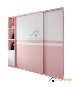 tu quan ao 3 canh lua mdf xanh thai lan mau 021t 10