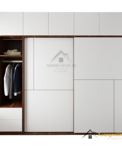 Tủ quần áo cánh lùa 2 cửa gỗ công nghiệp màu 335 (6)