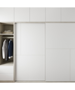 Tủ quần áo cửa lùa 2 cánh kích thước 2m x 2m4 màu 501 hiện đại, tiết kiệm không gian