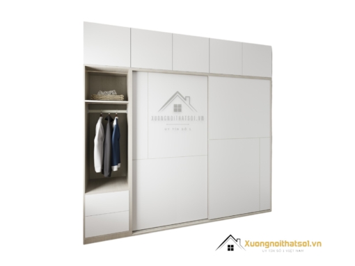 Tủ Quần Áo Cửa Lùa 2 Cánh 2m x 2m4 Màu 501 (5)