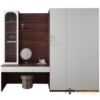 Tủ quần áo 3 cánh cửa mở kèm bàn trang điểm màu 219ZN hiện đại, tiện lợi, phù hợp mọi không gian phòng ngủ