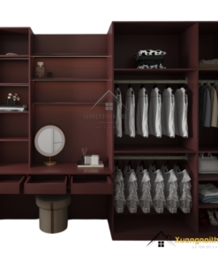 Tủ quần áo 3 cánh cửa mở kèm bàn trang điểm màu 219ZN hiện đại, tiện lợi cho phòng ngủ