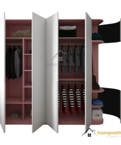 Đóng Tủ Quần Áo Bo Cạnh Màu 021T (10)