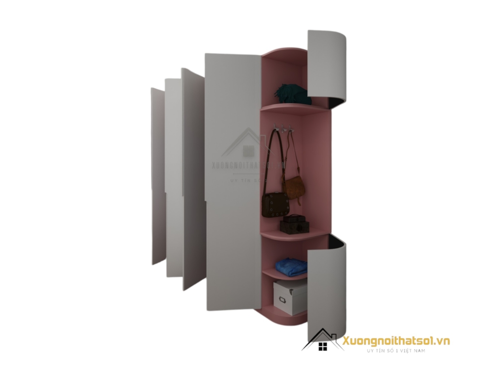 Đóng Tủ Quần Áo Bo Cạnh Màu 021T (12)