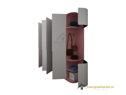 Đóng Tủ Quần Áo Bo Cạnh Màu 021T (12)