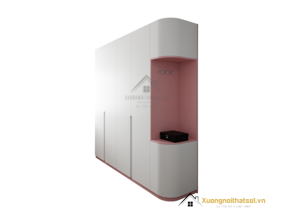 Đóng Tủ Quần Áo Bo Cạnh Màu 021T (3)