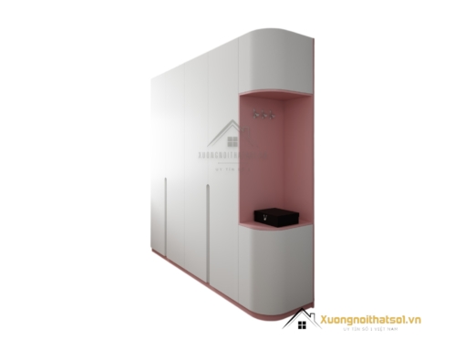 Đóng Tủ Quần Áo Bo Cạnh Màu 021T (3)
