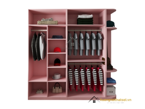 Đóng Tủ Quần Áo Bo Cạnh Màu 021T (8)