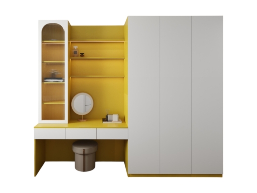 Tủ Quần Áo 3 Buồng Kết Hợp Bàn Trang Điểm Màu 030PL (6)