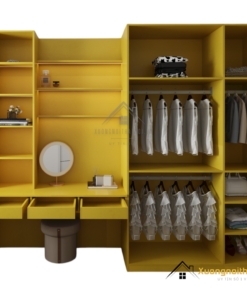 Tủ Quần Áo 3 Buồng Kết Hợp Bàn Trang Điểm Màu 030PL (8)