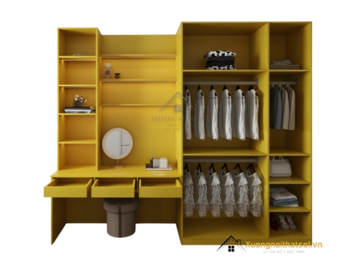 Tủ Quần Áo 3 Buồng Kết Hợp Bàn Trang Điểm Màu 030PL (8)